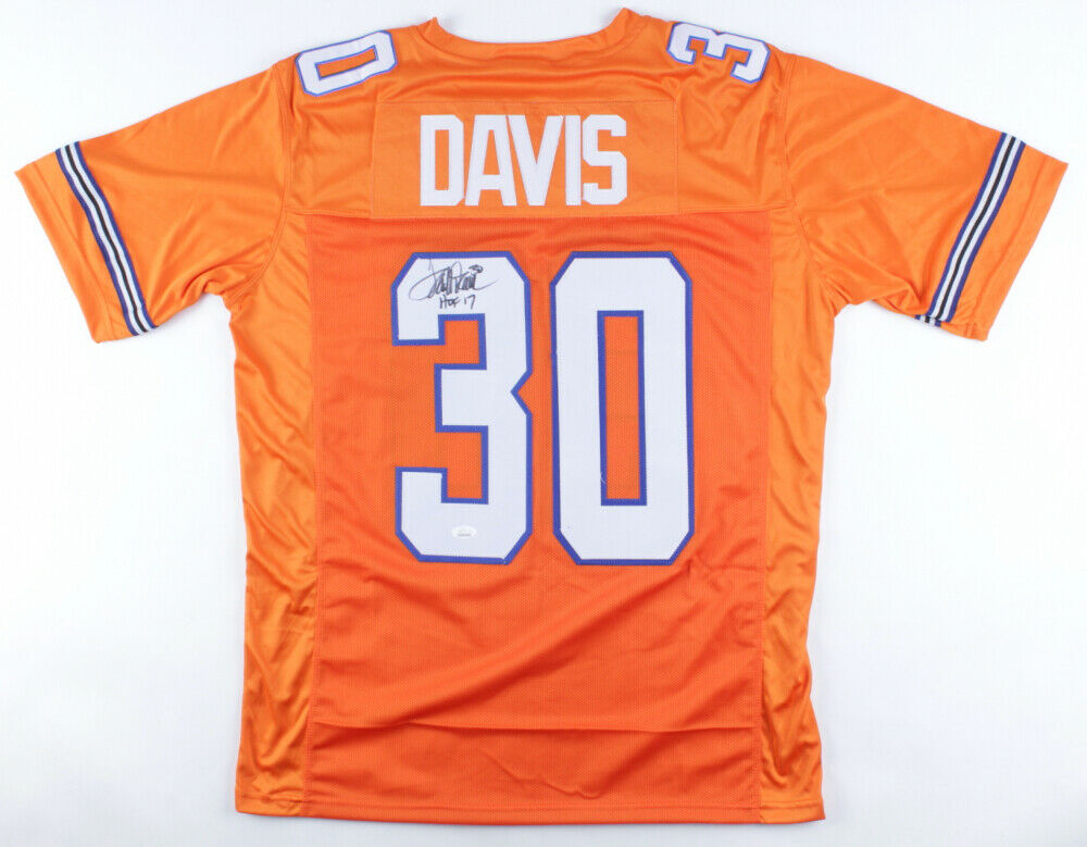 Terrell Davis Signed Denver Broncos Jersey PSA DNA Coa Autographed