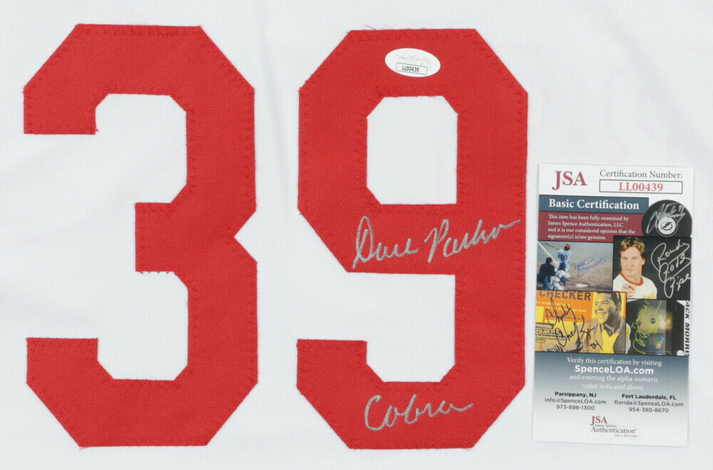 Dave Parker Signed White Cincinnati Reds Jersey (JSA COA) 1979 All Sta –