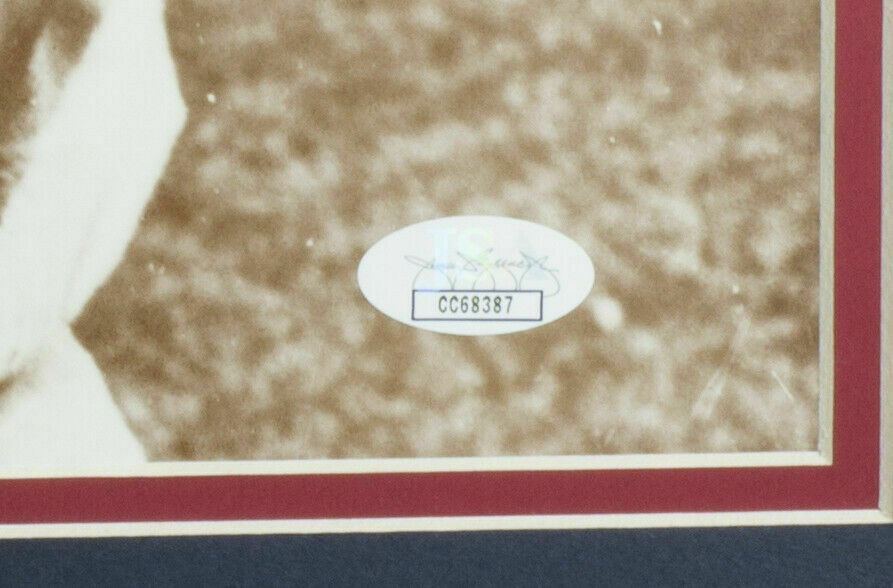 Framed Facsimile Autographed Stan Musial 33x42 St. Louis Blue