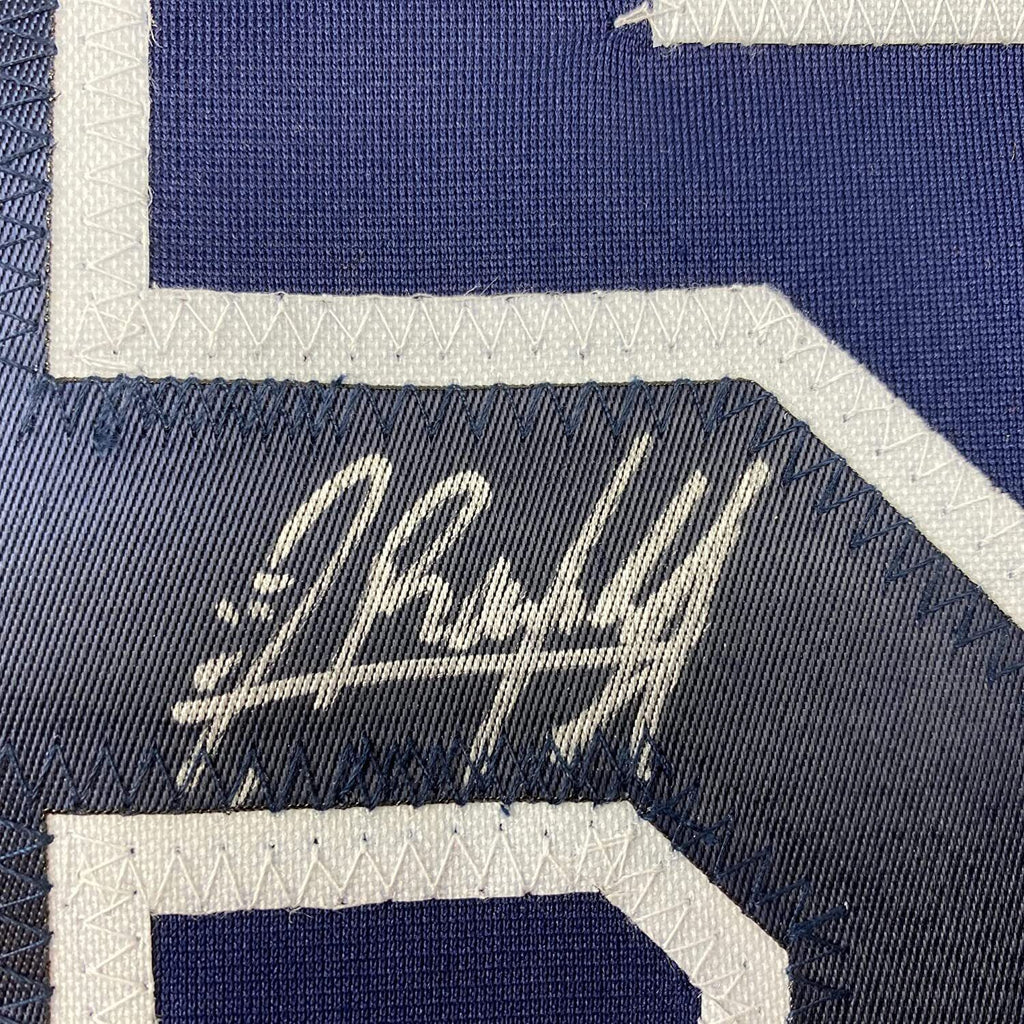 Framed Autographed/Signed Randy Arozarena 33x42 Tampa Dark Blue Jersey –  Super Sports Center