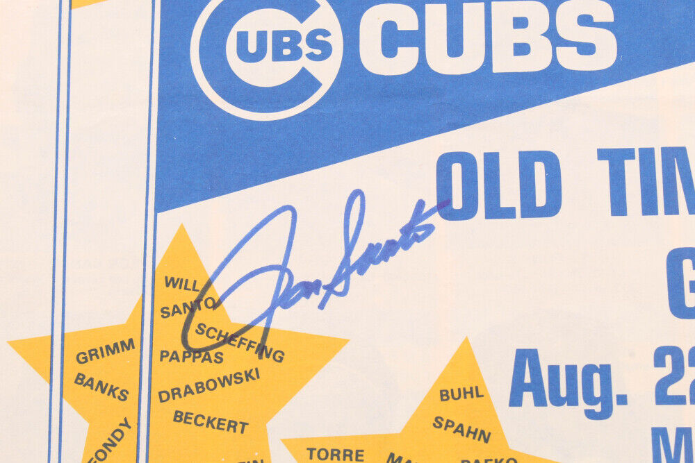 Ron Santo Signed Cubs Jersey (Beckett)