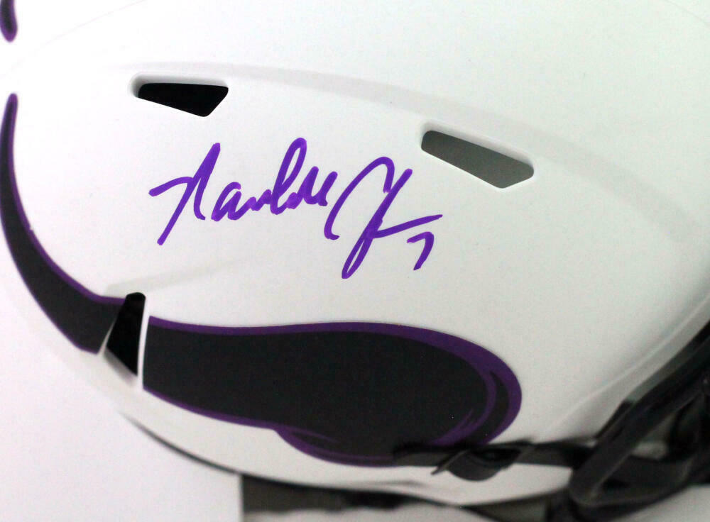 Randall Cunningham Minnesota Vikings Autographed Purple Pro Style