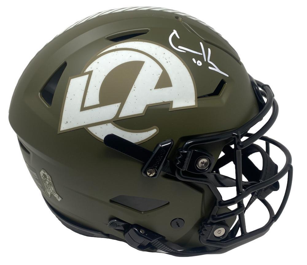 Riddell Los Angeles Rams 2022 Salute To Service Speed Flex Authentic Helmet