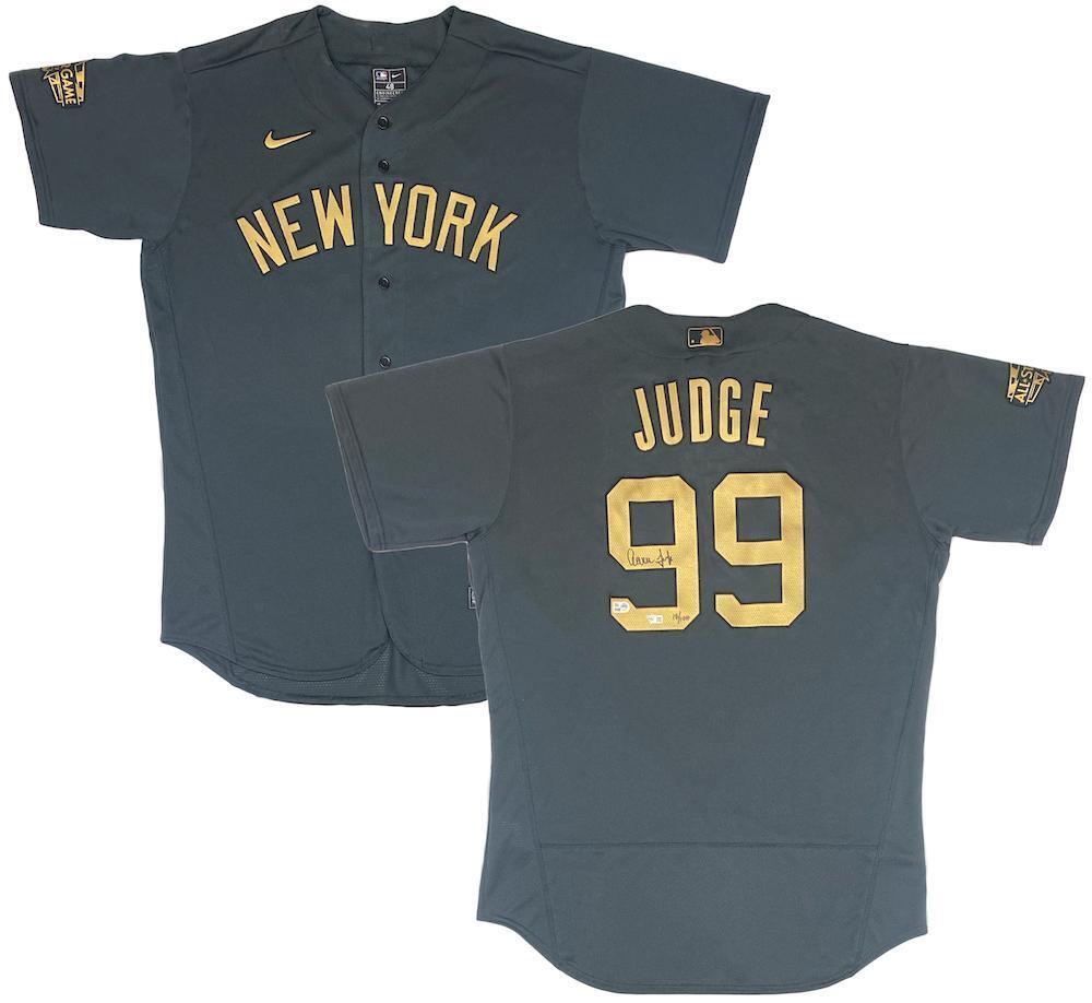 Game Day Legends Aaron Judge Autographed Yankees '22 ASG Nike Authentic Jersey Fanatics Le 100