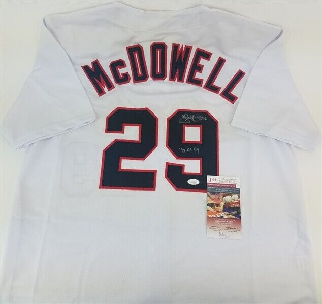  White Sox Jack McDowell Signed Gray Jersey w/93 AL CY
