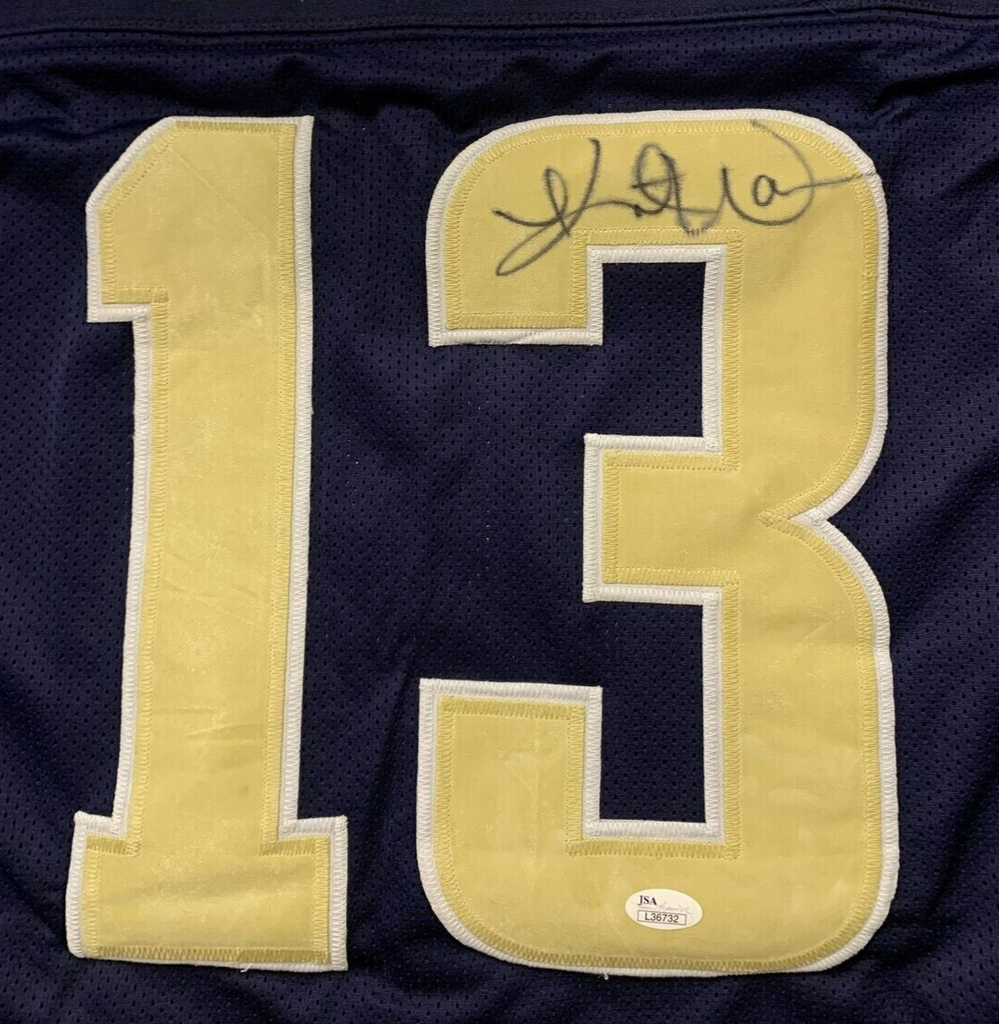 Kurt Warner Autographed St. Louis Rams CUSTOM Jersey (JSA)