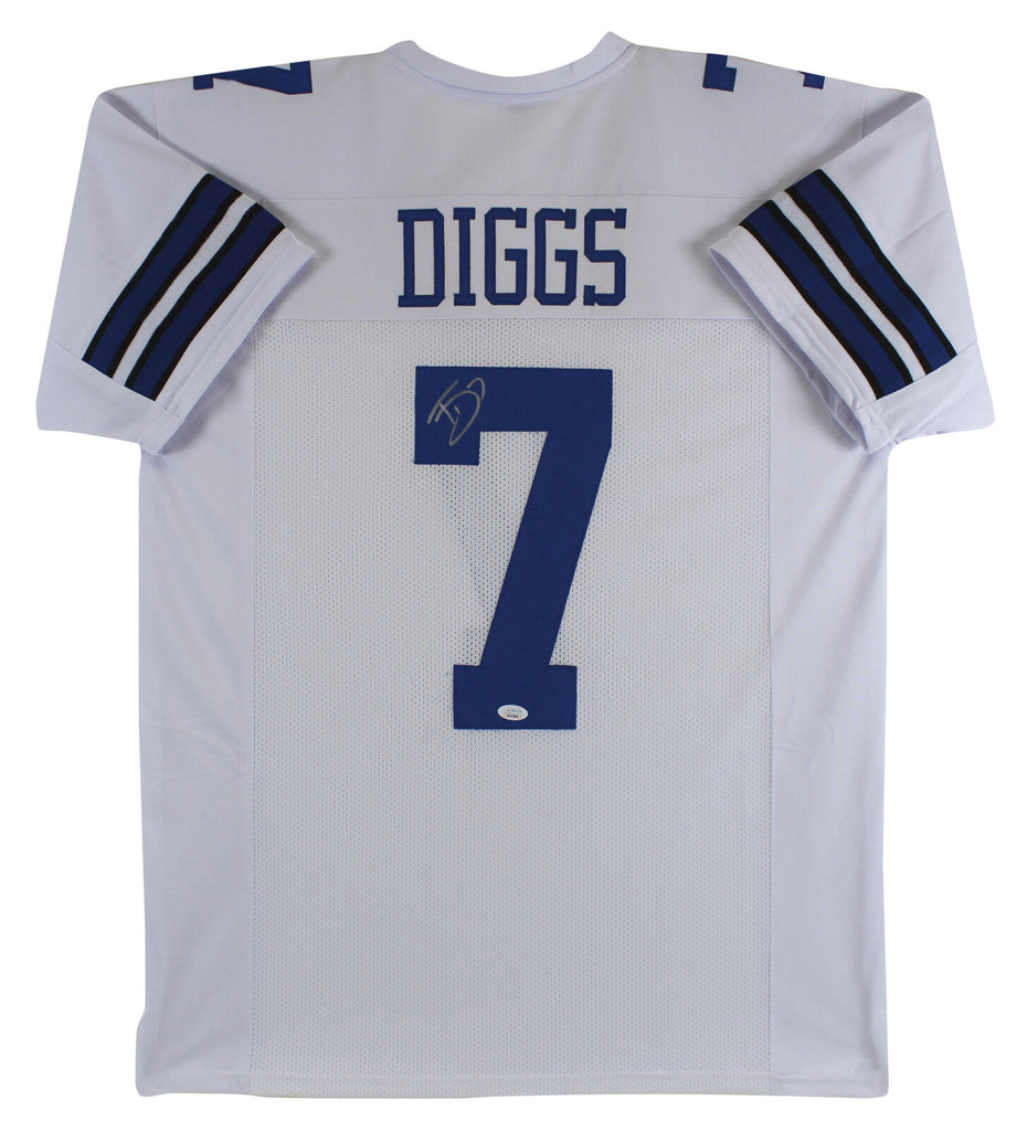 Trevon DIggs Authentic Signed White Pro Style Jersey Autographed JSA W –  Super Sports Center