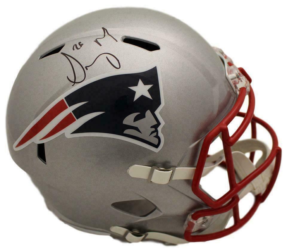 Sony Michel Autographed New England Patriots Speed Replica Helmet