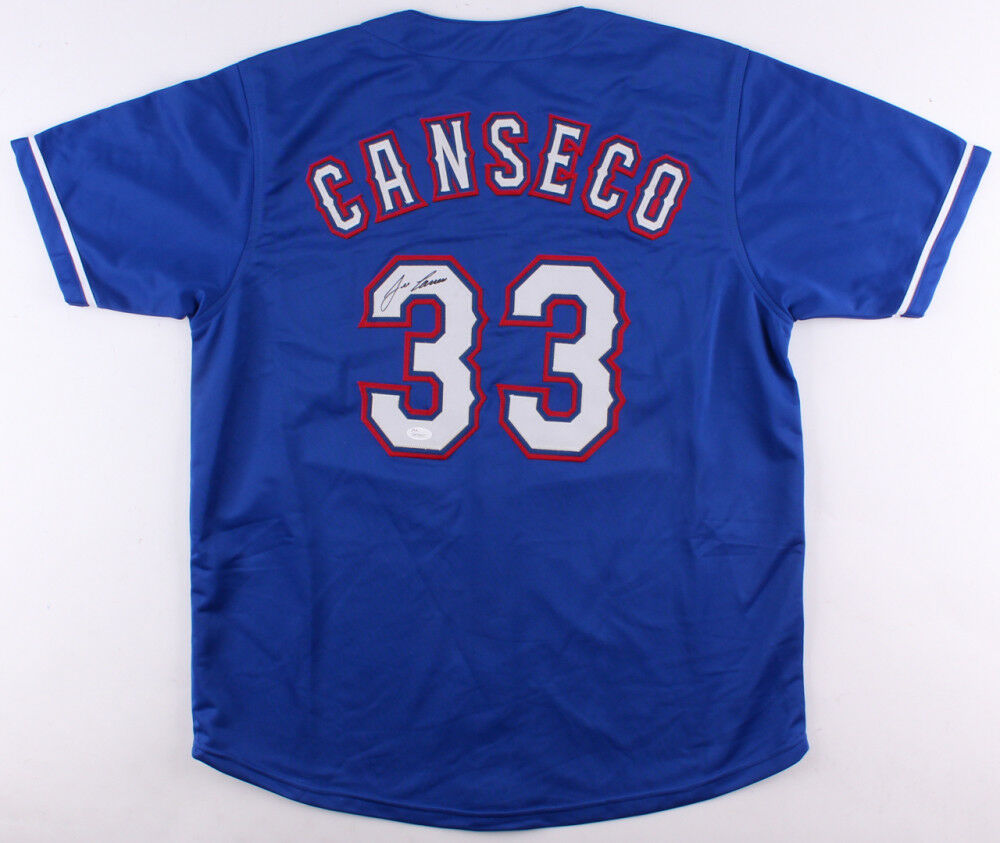 Jose Canseco signed Texas Rangers 16x20 Photo- Canseco Hologram