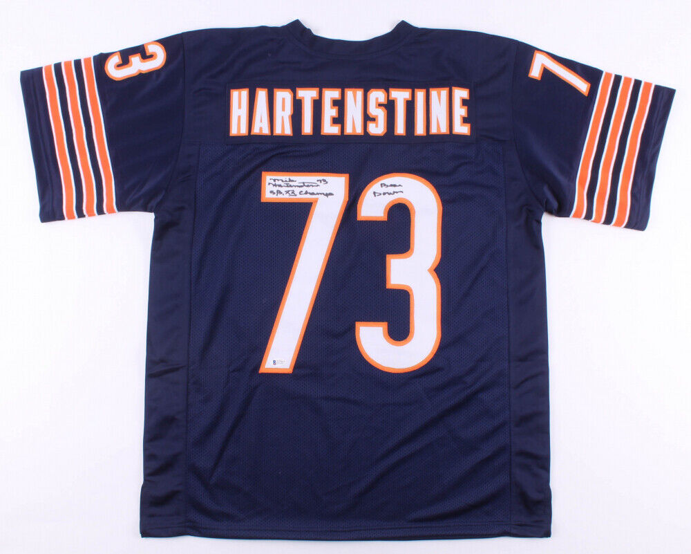 Mike Hartenstine Signed Jersey Chicago Bears S.B. XX Champs & Bear Dow –  Super Sports Center