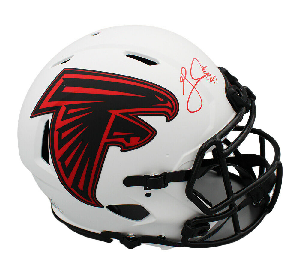 Atlanta Falcons Authentic Full Size Speed Helmet - LUNAR — Game