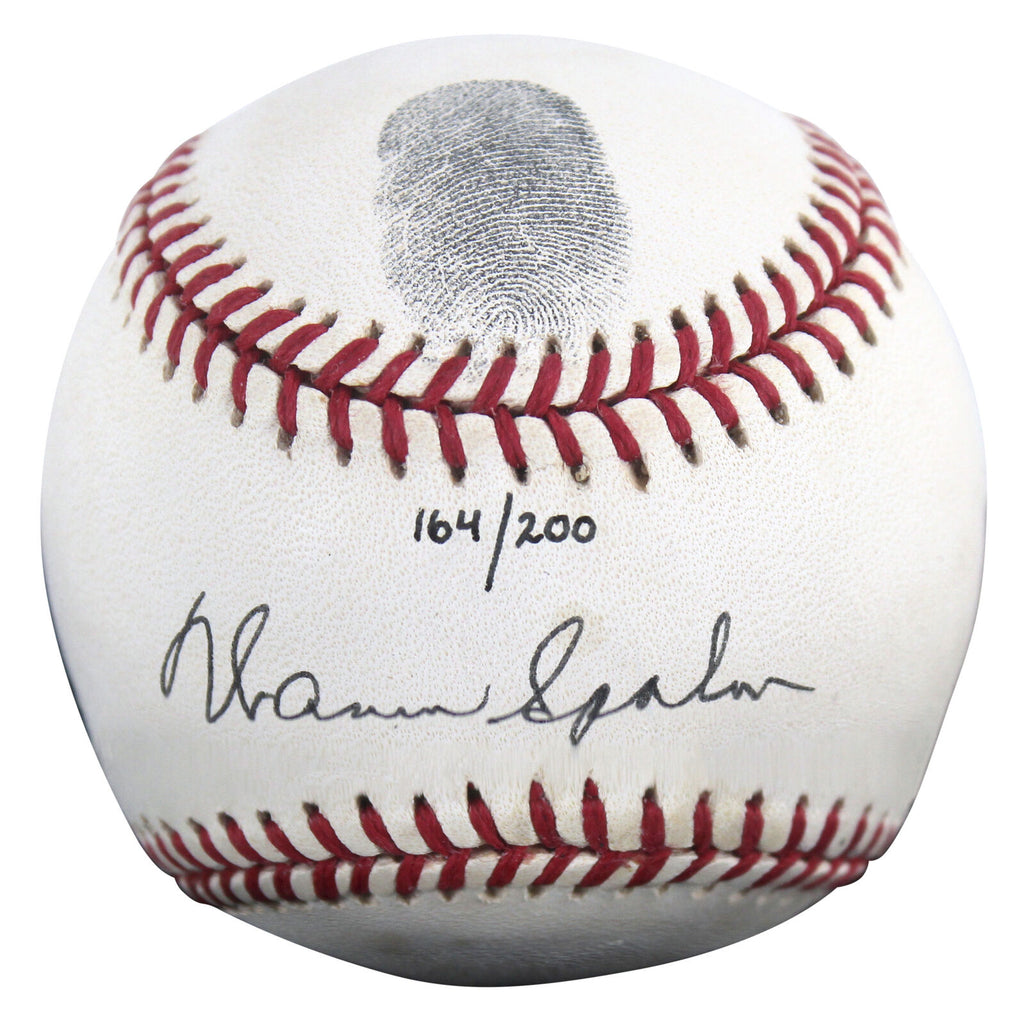 Warren Spahn Autographed 8x10 Baseball Photo (JSA)