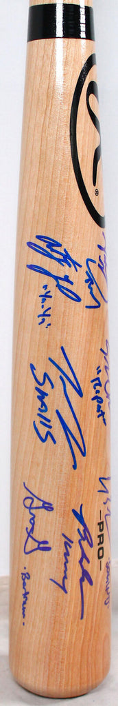 The Sandlot Cast Signed Blond Baseball Bat