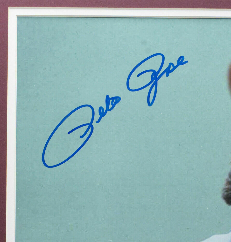 Framed Philadelphia Phillies Pete Rose Autographed Signed Jersey Jsa C –  MVP Authentics