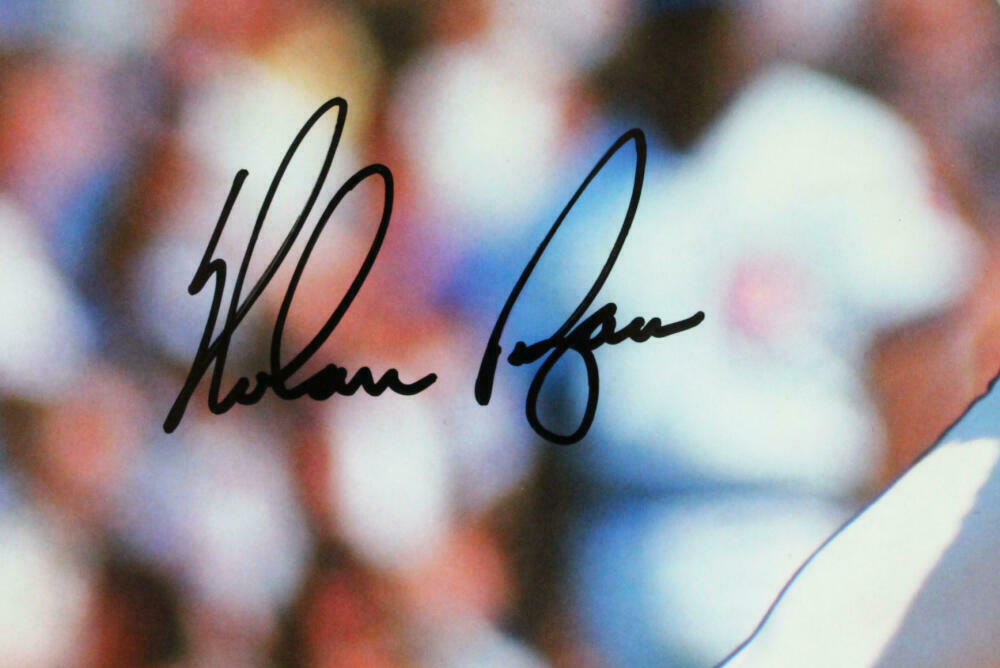 Nolan Ryan Autographed 16x20 Photo Houston Astros Beckett BAS