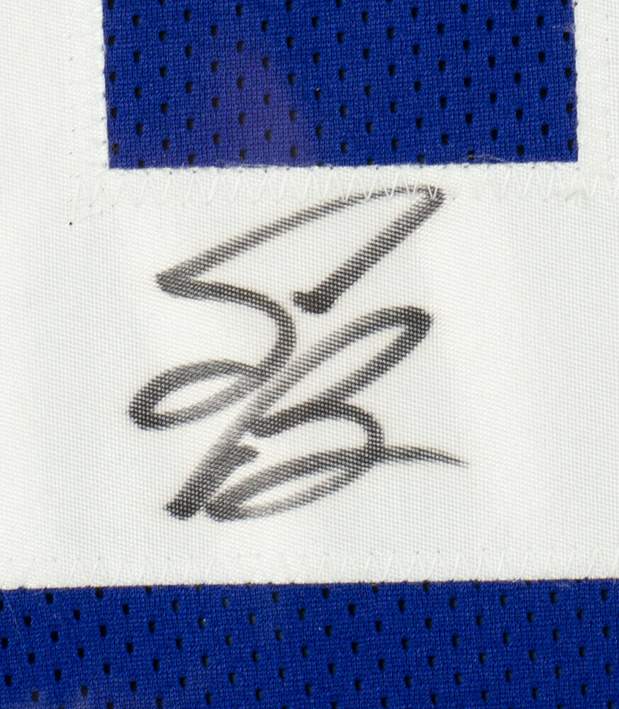 Saquon Barkley Autographed Penn State Custom Football Jersey - JSA COA