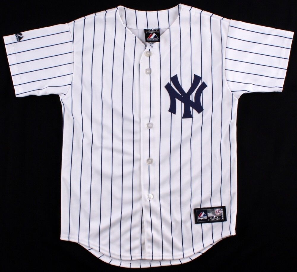 Alex Rodriguez Signed Pinstriped Yankees Authentic Majestic Youth