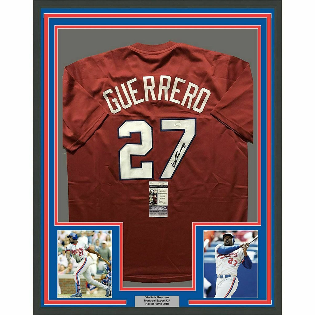 Framed Autographed/Signed Wander Franco 33x42 Tampa Bay Dark Blue Baseball  Jersey JSA COA - Hall of Fame Sports Memorabilia