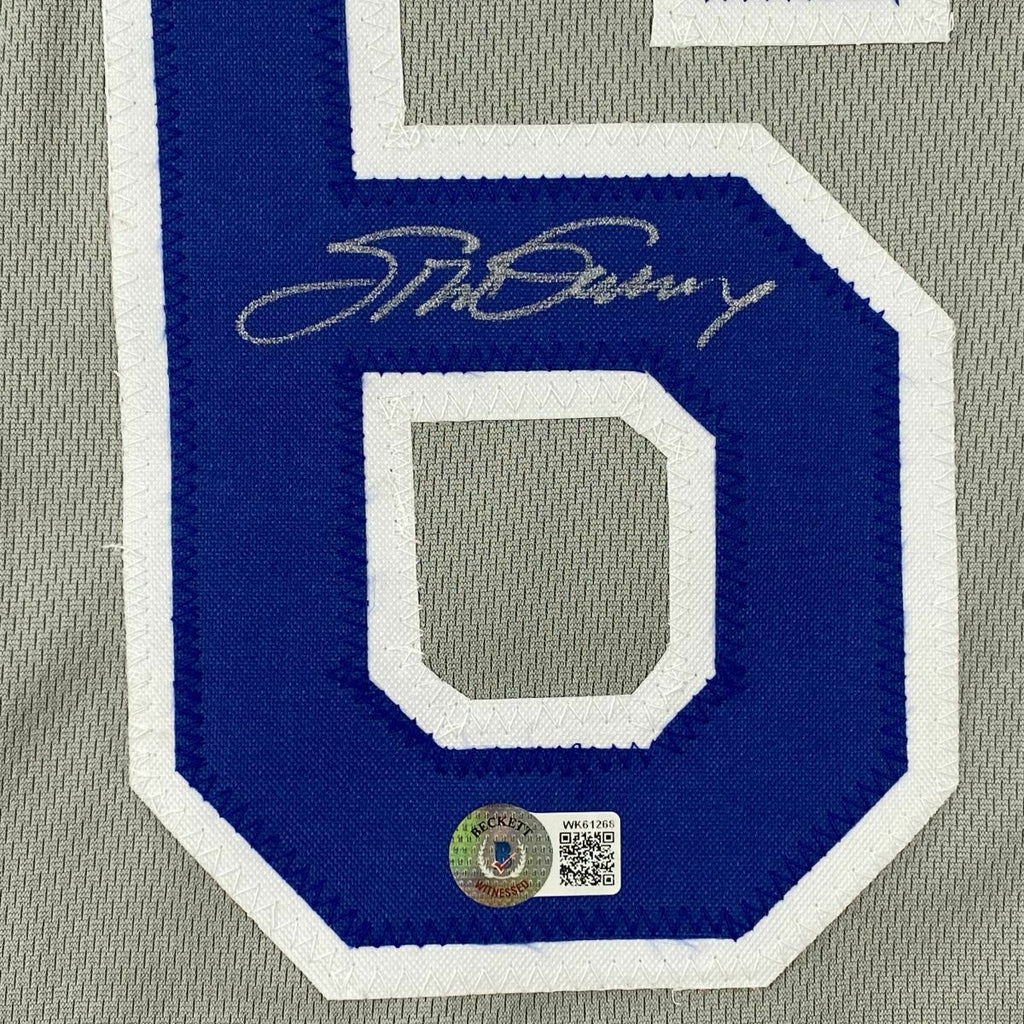 Los Angeles Dodgers Steve Garvey Autographed Pro Style Grey Jersey