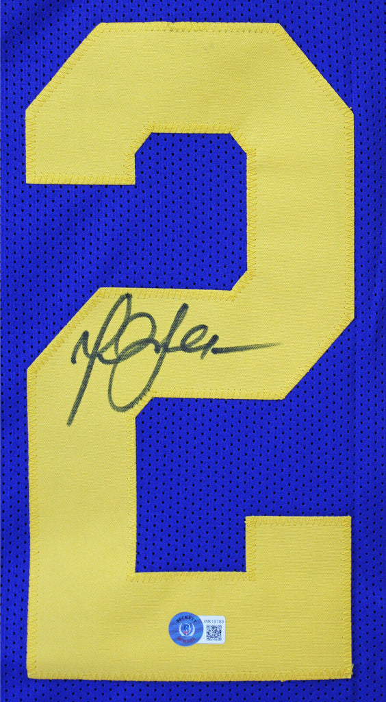 Kurt Warner Signed St. Louis Rams 35x43 Framed Jersey (JSA COA) Super –  Super Sports Center