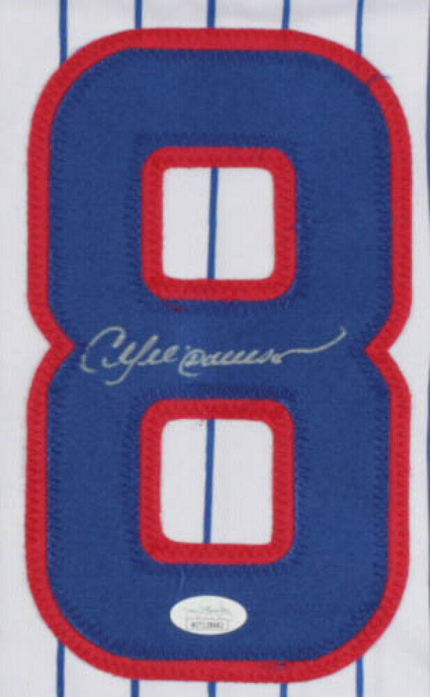 Andre Dawson Signed Chicago Cubs Gray Road Jersey (JSA COA)8xAll