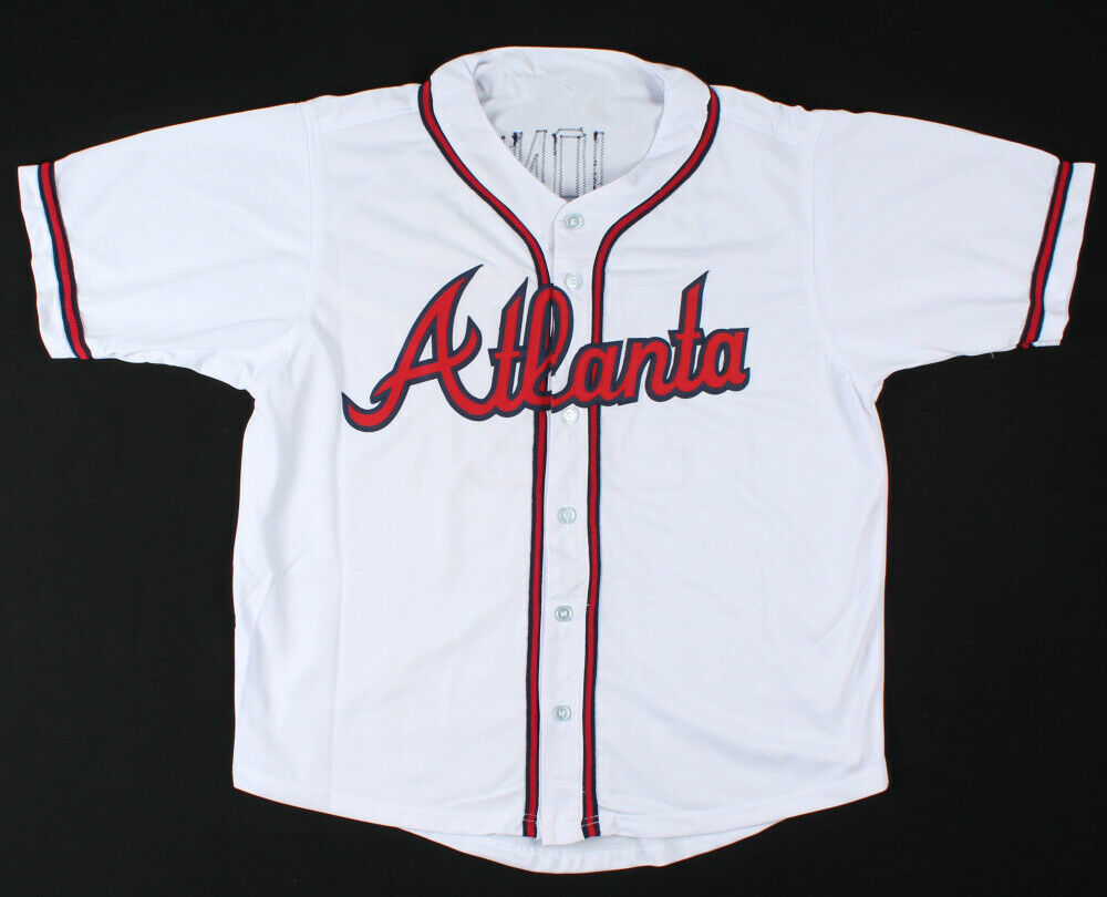Chipper Jones Autographed Atlanta Custom White Baseball Jersey - PSA/DNA COA