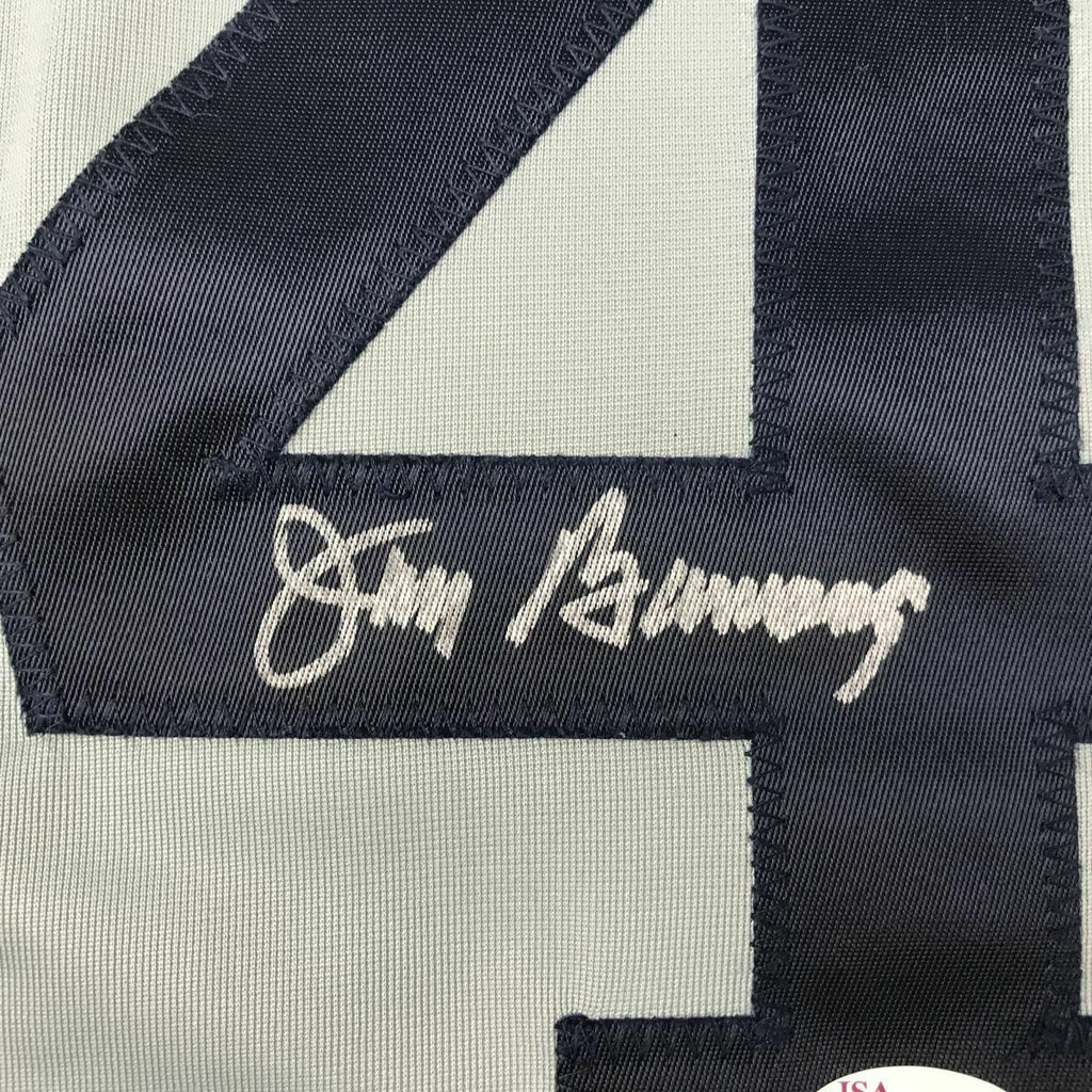 Jim Bunning Autographed Philadelphia Pro Pinstripe Baseball Jersey HOF