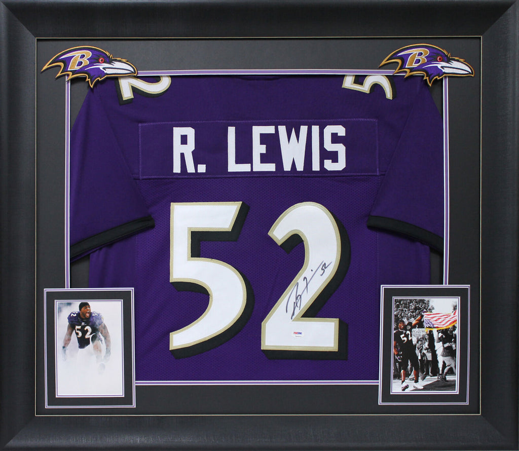 Ray Lewis Signed Purple Custom Football Jersey (Beckett Hologram) at  's Sports Collectibles Store