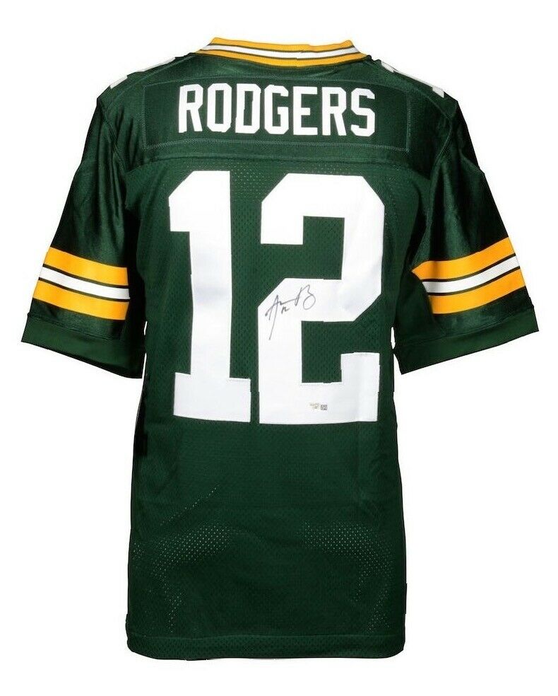 Aaron Rodgers Autographed Green Bay Packers Authentic Jersey - Detroit City  Sports