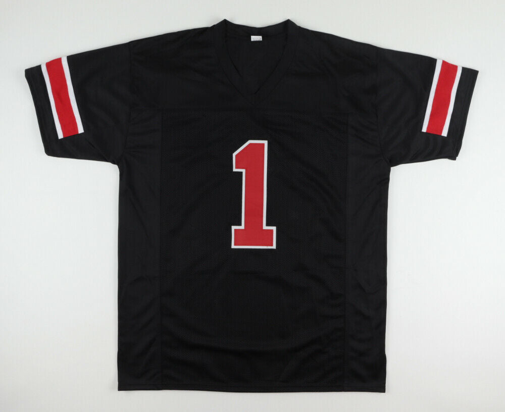 justin fields black ohio state jersey