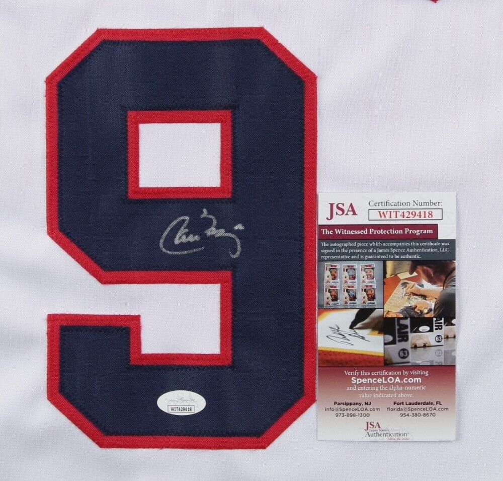 Signed Carlos Baerga Picture - 8x10 white jersey)