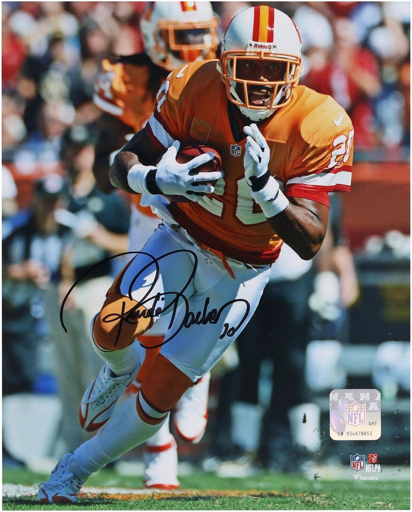 Ronde Barber Tampa Bay Buccaneers Autographed 8' x 10' Running Photograph