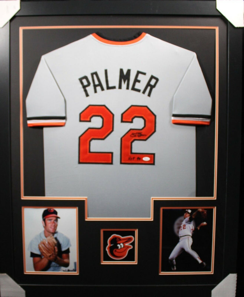 Baltimore Orioles Jim Palmer Autographed Pro Style Orange Jersey