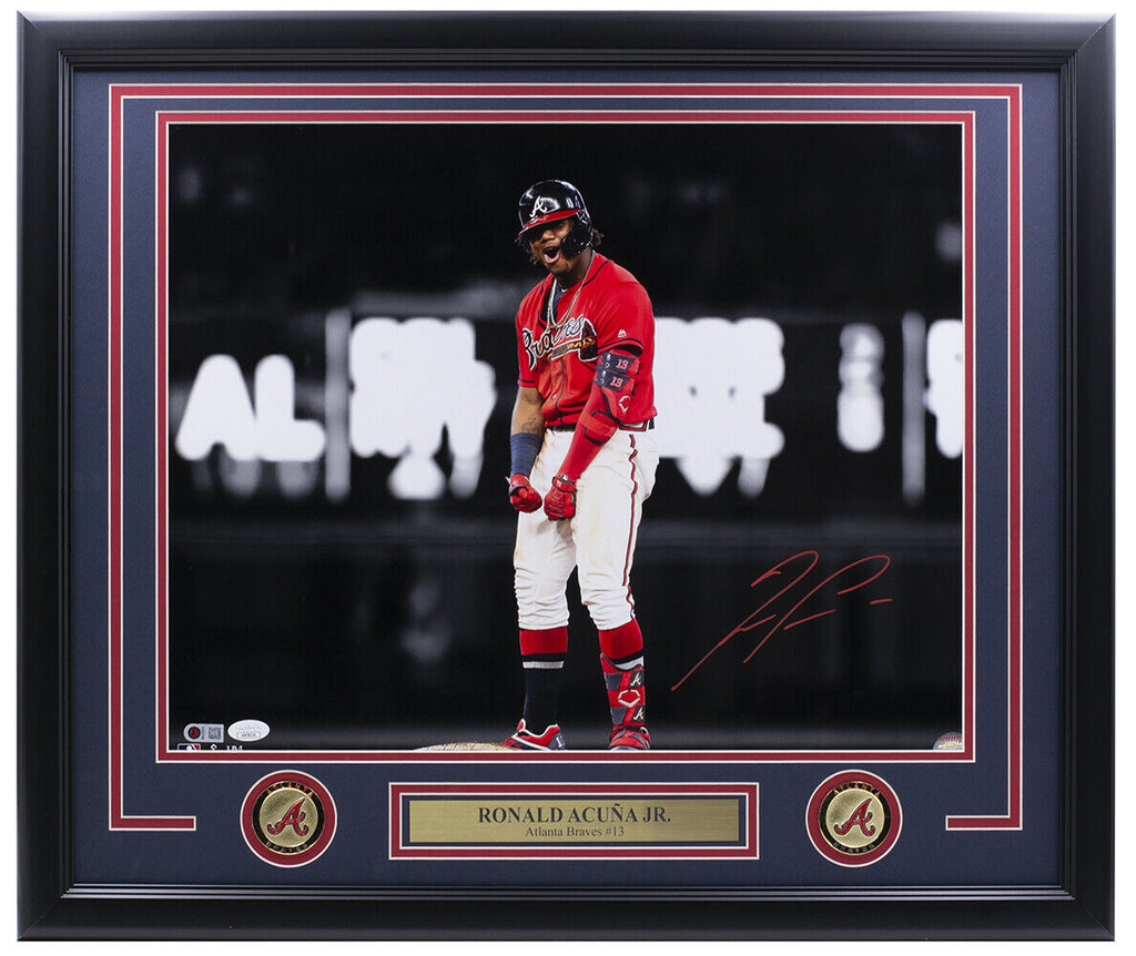 Ronald Acuna Jr. Signed Framed Atlanta 8x10 Baseball Photo BAS at 's  Sports Collectibles Store