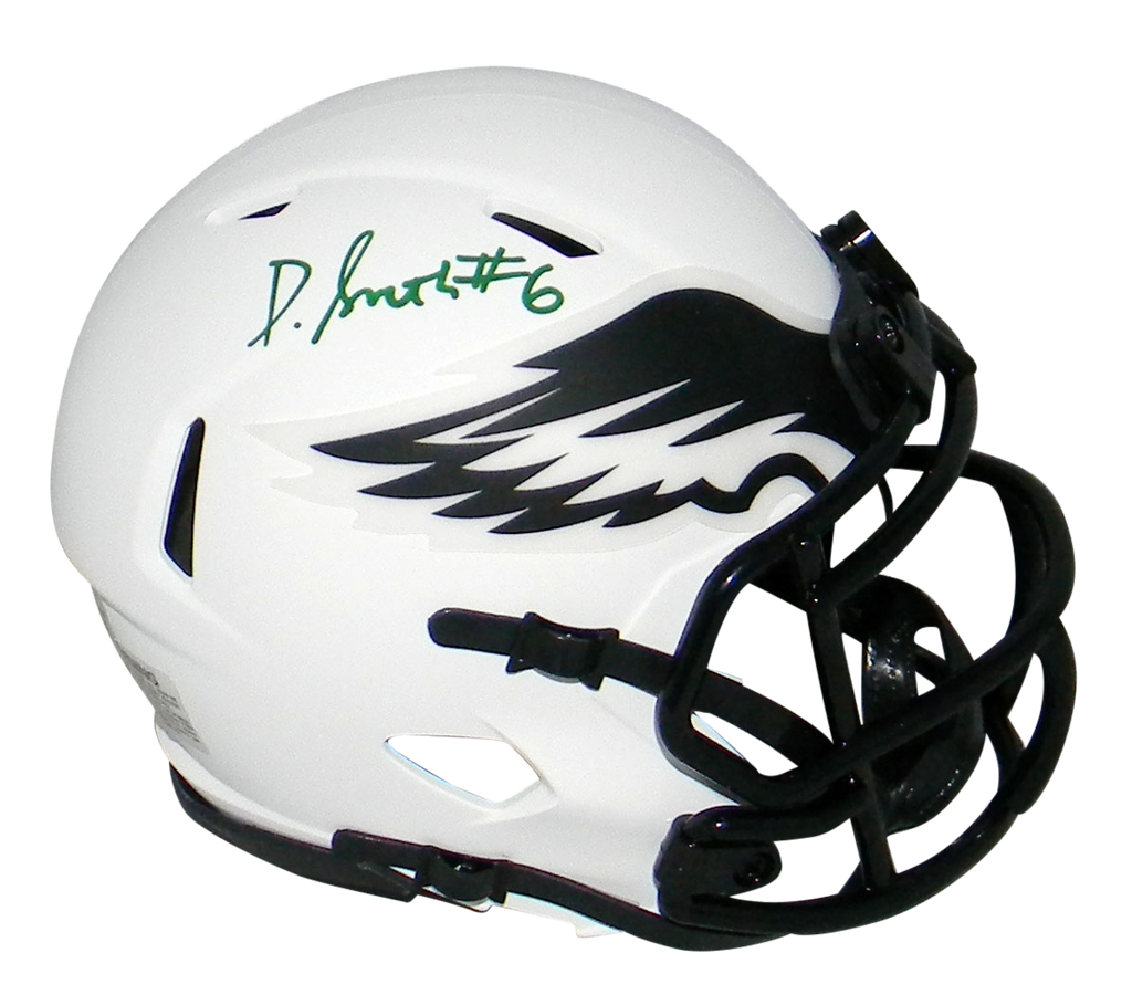 DeVonta Smith Philadelphia Eagles Fanatics Authentic Autographed Riddell  Flash Authentic Helmet