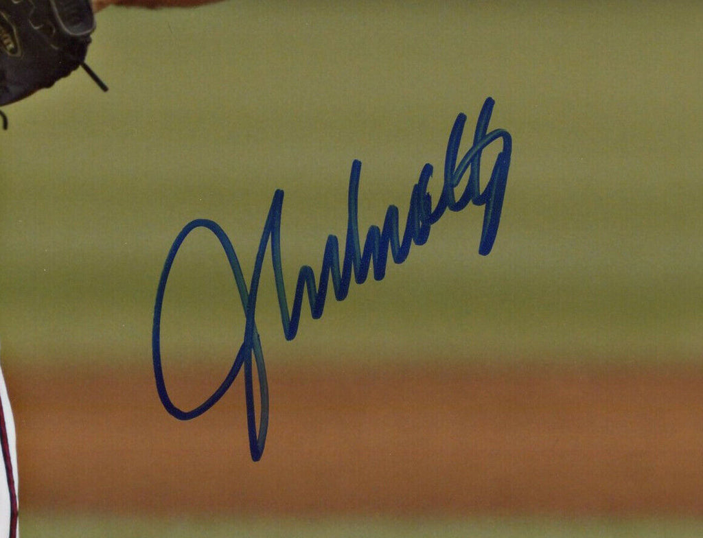 John Smoltz Signed 16x20 Photo Atlanta Braves Beckett Bas Autograph Auto Coa