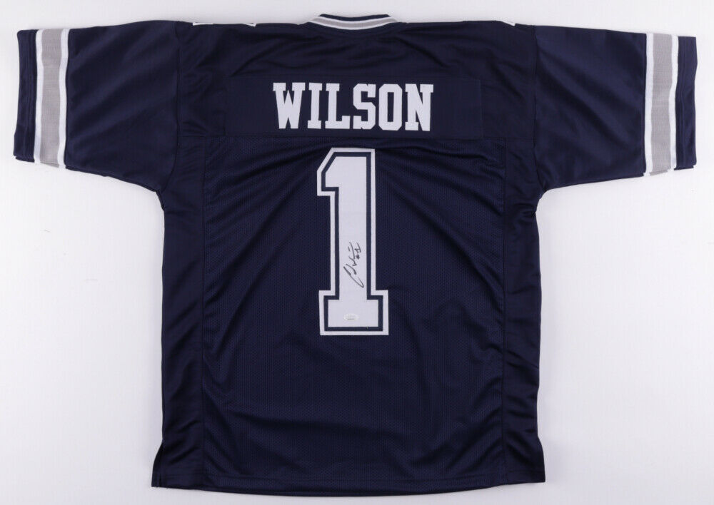 Cedrick Wilson Jr Signed Cowboys Jersey (JSA Holo) Dallas Draft