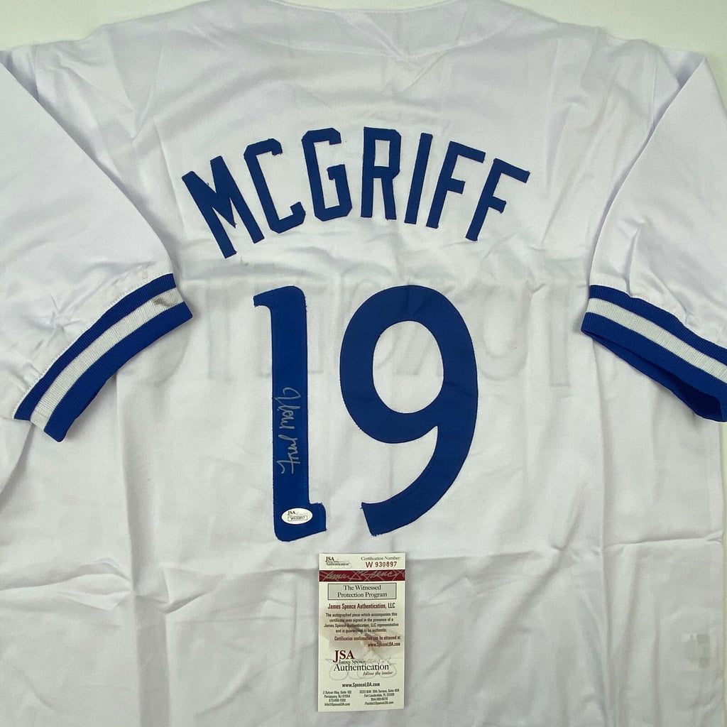 Fred Mcgriff Signed Autographed Framed Toronto Blue Jays 