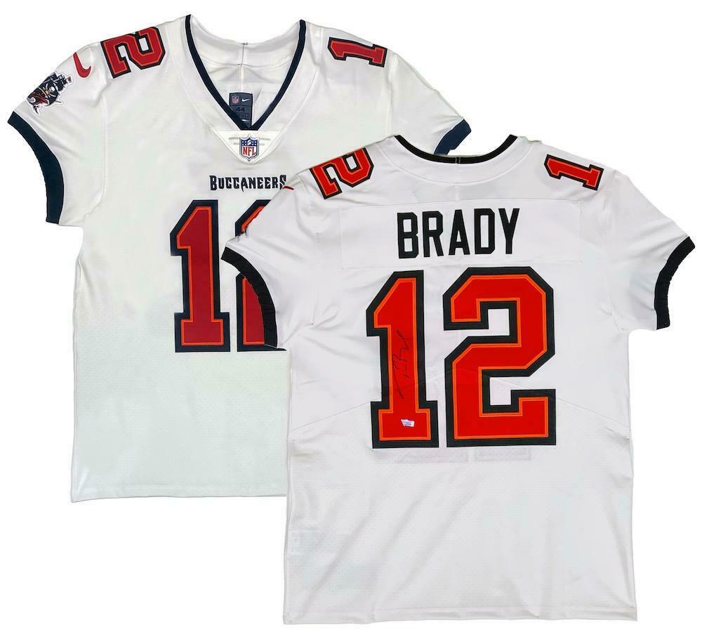 Buccaneers Tom Brady Authentic Signed Red Nike Framed Jersey Fanatics COA