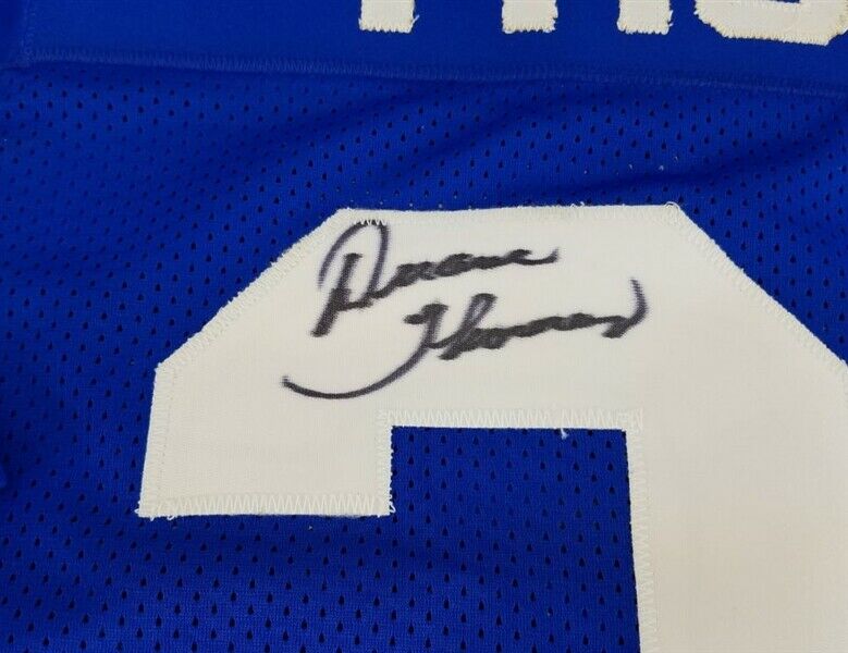 Duane Thomas Autographed Jersey - Dallas Cowboys Blue Custom Beckett BAS