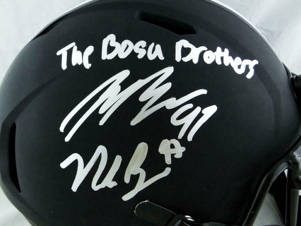 Nick Bosa Autographed Helmets, Signed Nick Bosa Inscripted Helmets