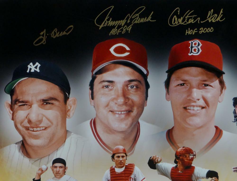 Johnny Bench HOF 89 Autographed Cincinnati Reds Baseball Cap Hat - BAS COA