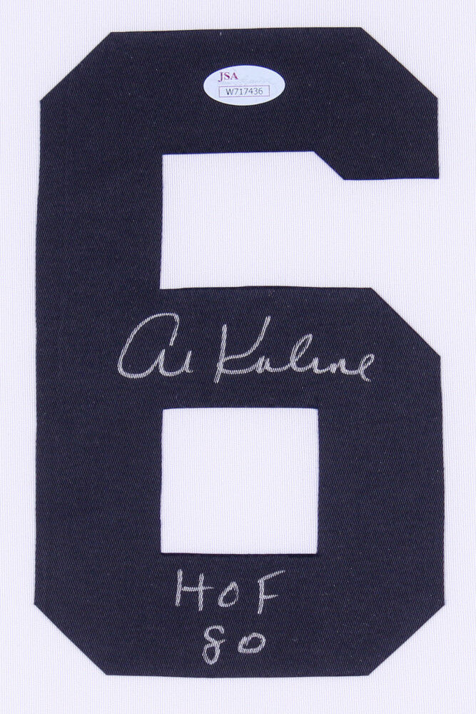 Al Kaline Autographed Jerseys, Signed Al Kaline Inscripted Jerseys