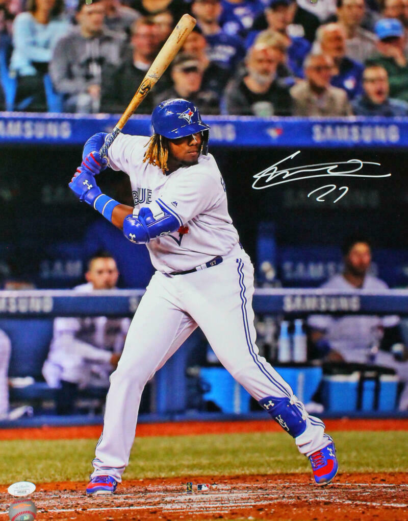 Framed Toronto Blue Jays Vlad Guerrero Jr Autographed Signed Jersey Jsa Coa