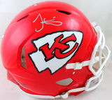 Tyreek Hill Autographed KC Chiefs F/S Speed Authentic Helmet-Beckett W Hologram