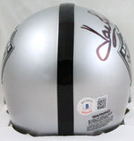 Howie Long Autographed Oakland Raiders 1963 T/B Mini Helmet-Beckett W Hologram