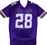 Adrian Peterson Autographed Purple Pro Style Jersey-Beckett W Hologram