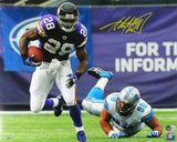 Adrian Peterson Signed Vikings 16x20 v. Lions HM Photo-Beckett W Hologram