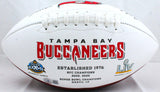 John Lynch Autographed TB Buccaneers Logo Football w/SB Champs-Beckett W Holo