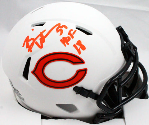 Brian Urlacher Autographed Bears Lunar Speed Mini Helmet w/HOF-Beckett W Holo